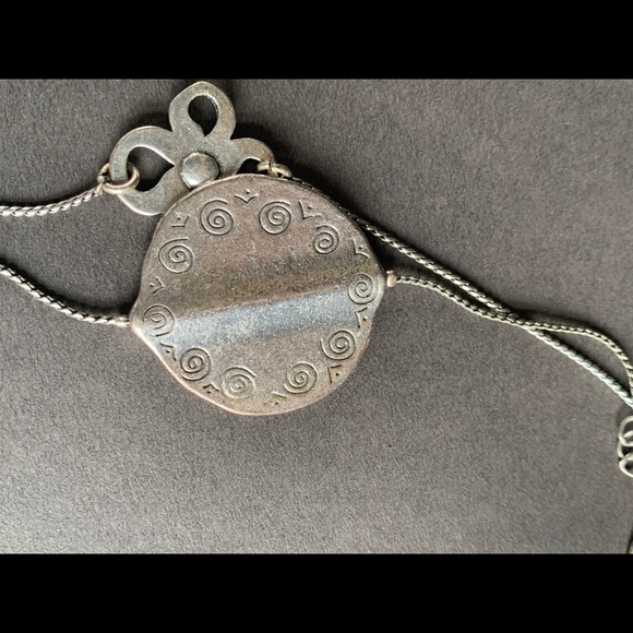 Boho Silver Tone Long  Necklace - Picture 4 of 15